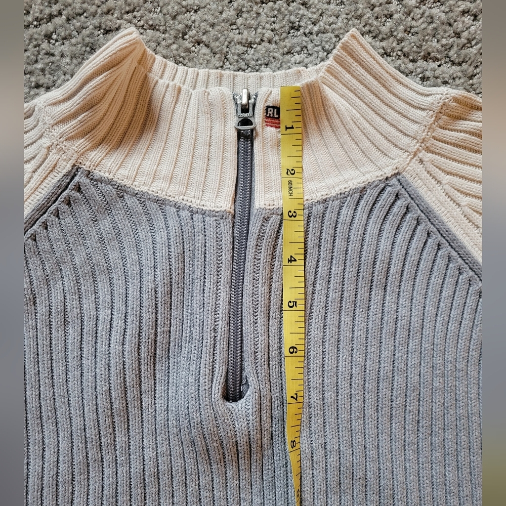 Vintage Polo Ralph Lauren Polo Jeans Co. U.S.A. Quarter Zip Sweater Size XXL - Picture 15 of 15
